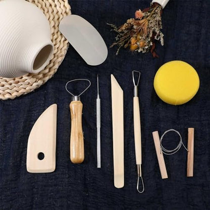 Leriton 160 Pcs Pottery Clay Tools Kit Sculpting Clay Tool Carving Kit - Image 4