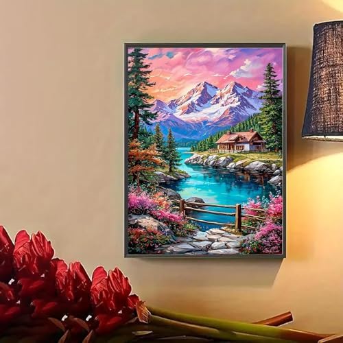 Lophomie Diamond Art Kits for Adults, 5D Landscape Diamond Painting Kits - Image 4