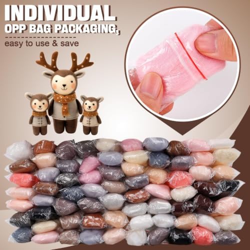Biggun 72pcs 7.6 oz Needle Felting Wool - Image 5