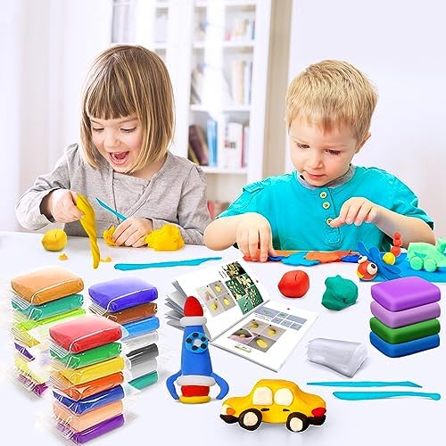 ESSENSON Air Dry Clay 120 Colors, Modeling Clay for Kids - Image 5