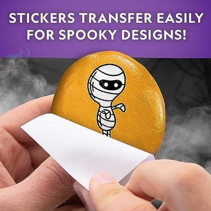 National Geographic Creepy Creatures Rock Painting Halloween Craft Kit - Image 3