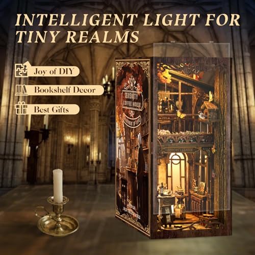 SUNNINO Book Nook Kit - DIY Miniature House Kit for Adults - Image 2