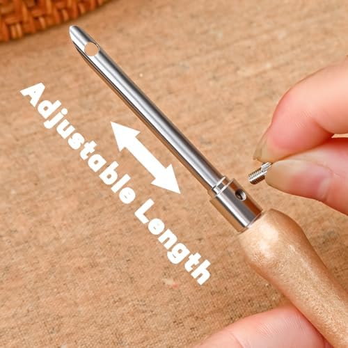 AUGSUN 22Pcs Punch Needle Kit with Wooden Handle for Embroidery - Image 5