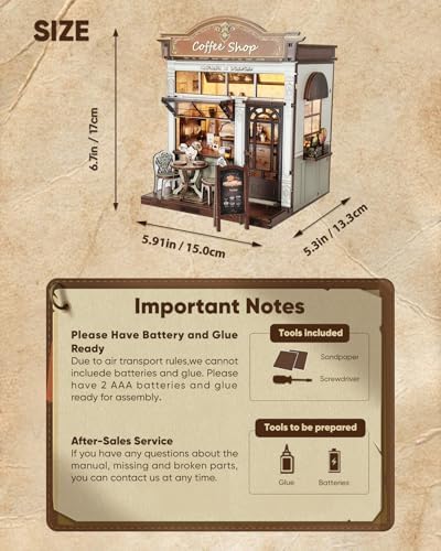 DIY Miniature House Kit Book Nook Dollhouse Kit for Adults to Build - Image 4