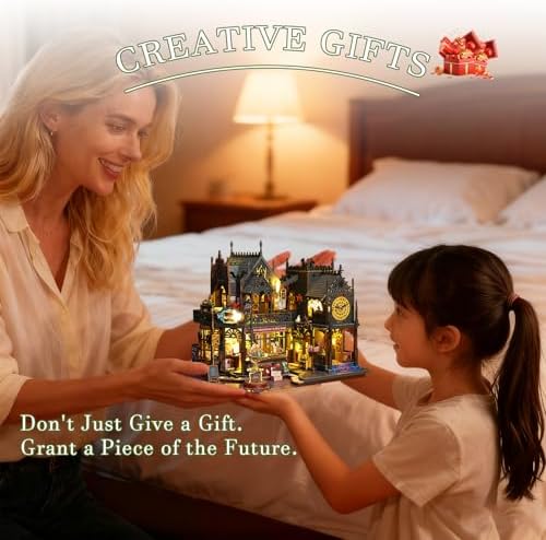 OZJAY Miniature House Kit for Adults, Mini House Kit with LED - Image 3