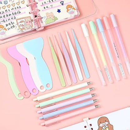 Doraking Scrapbooking Tools with Glue Tweezer Shovel Cutter Pen - Image 5