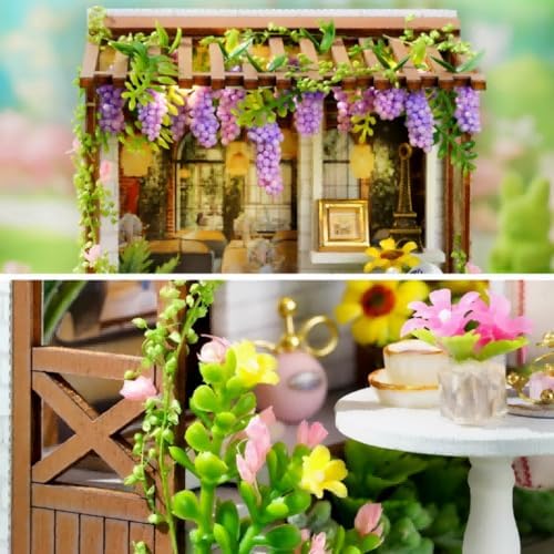 OZJAY Miniature House Kit for Adults, Mini House Kit with LED & Dust Cover - Image 4