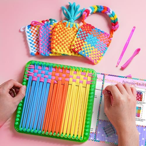 REENLIV Upgraded Weaving Loom Kit Toys for Kids & Adults, DIY Arts & Crafts - Image 3