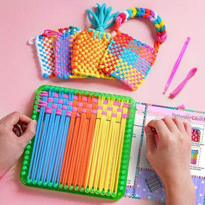REENLIV Upgraded Weaving Loom Kit Toys for Kids & Adults, DIY Arts & Crafts - Image 3