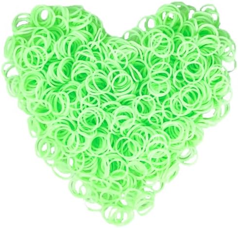 Loom Rubber Band Refill, Macaroon Green 900 Pcs. by Yowamho