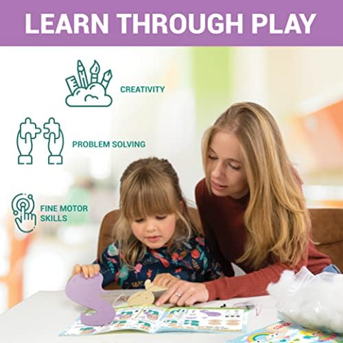 Craftorama Sewing Kit for Kids, Fun and Educational Fairytale Craft Set for Boys and Girls Age 7-12, Sew Your Own Felt Animals Craft Kit for Beginners, 165 Piece Set - Image 3