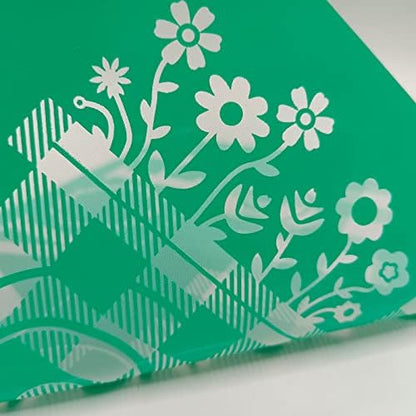 DGAGA Owl Self-Adhesive Silk Screen Stencil Parrot Mesh Transfers Various Birds Pattern for Festival Stencils Screen Printing Stencils for Painting on Wood, Home Decor,Bag, T-Shirts 8.5x11 in - Image 5