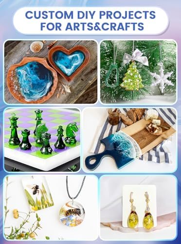 Jarezina 17OZ Epoxy Resin Kit, 1:1 Easy Mix Casting Resin for Crafts - Image 5