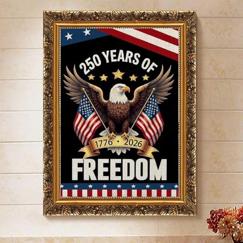 American Eagle Paint by Numbers Kit for Adults Framed Canvas, Frameworkless - Image 2