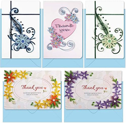 JUYA Quilling Greeting Card Making Kit Mega Pack 10 Different Kits - Image 3