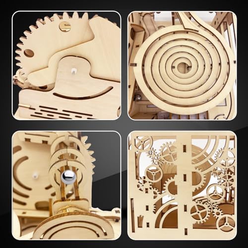 Wooden 3D Puzzle for Adults DIY Model Kit Wood Crafts Kit Mechanical Puzzle for Adult Age 14+ Years Old - Image 3