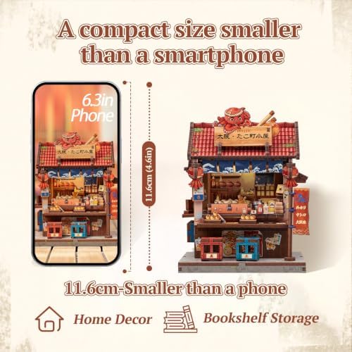 CUTEBEE 3D Wooden Puzzle DIY Miniature House Kit, Craft Gift - Image 3
