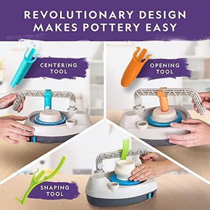 National Geographic Pottery Wheel for Kids Complete Beginner Kit - Image 4