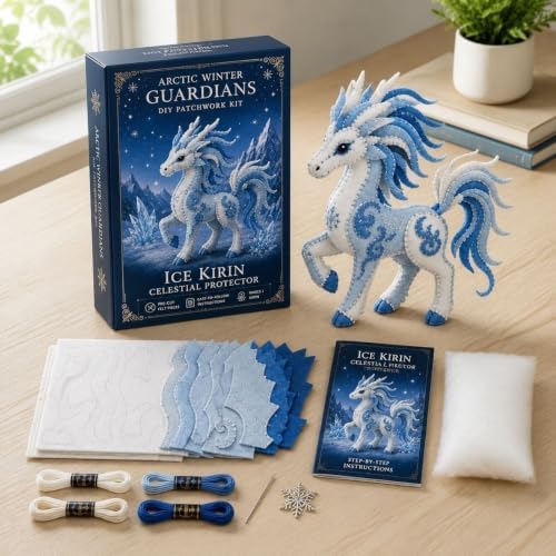 DIY Patchwork Animal Kit,All-In-One Creative Handmade Sewing Kit for Beginners,Craft Lovers - Image 5