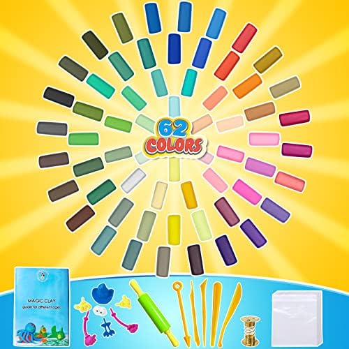 ESSENSON Modeling Clay Kit, 62 Colors, Age 3-12 - Image 2