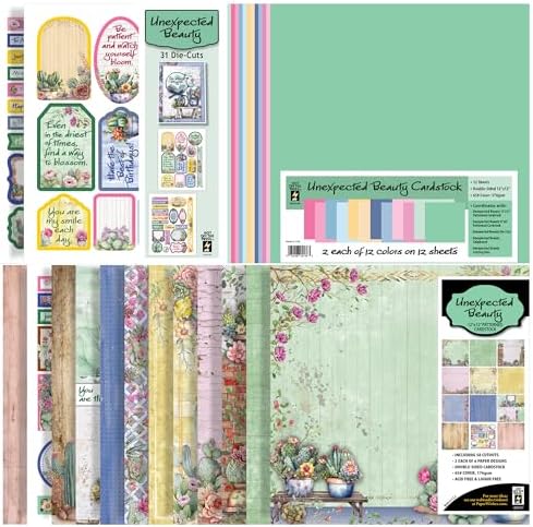 Paper Wishes – Unexpected Beauty Kit for Card Making & Scrapbooking, Also for Gifts and All Your DIY Crafting, Art & Creative Projects - Inspiration at Your Fingertips – Made in USA by PaperWishes