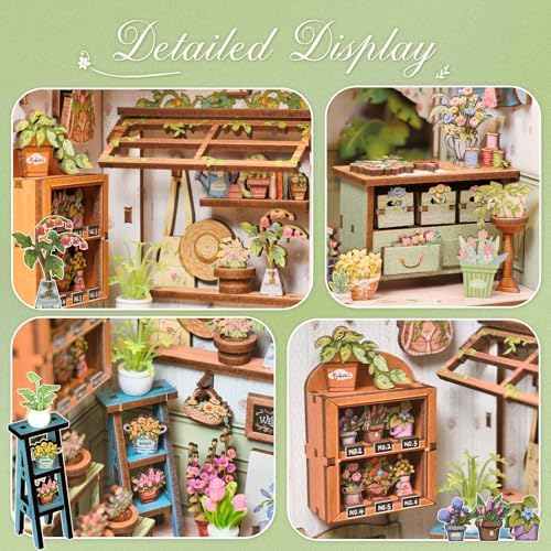 CUTEBEE Book Nook Kit - DIY Miniature House Dollhouse Kit for Adults - Image 5