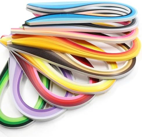 Zorfeter 9 Sets Multi-Color Quilling Paper Strips Kits by Zorfeter