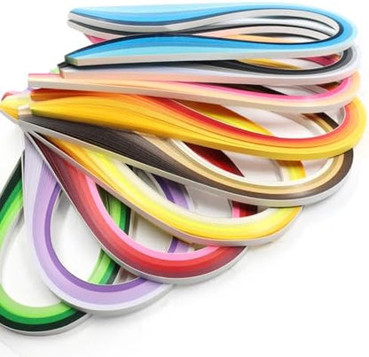 Zorfeter 9 Sets Multi-Color Quilling Paper Strips Kits by Zorfeter