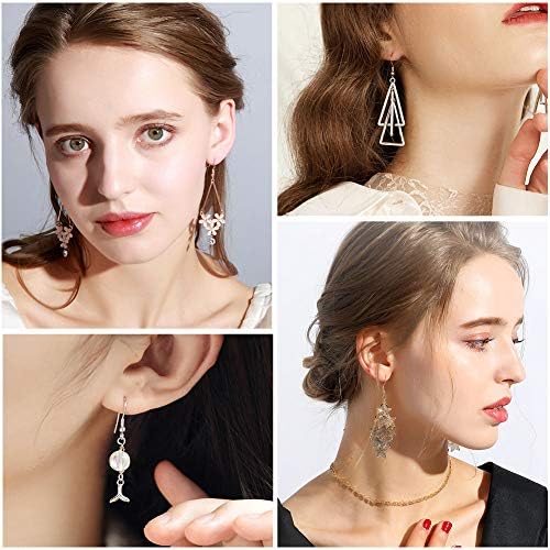 Earrings Hooks for Jewelry Making, Anezus 2000Pcs Earring Making Supplies Kit with Fish Hook Earrings, Earring Cards, Jewelry Plier, Earring Backs and Jump Ring for Jewelry Making and Earring Repair - Image 6