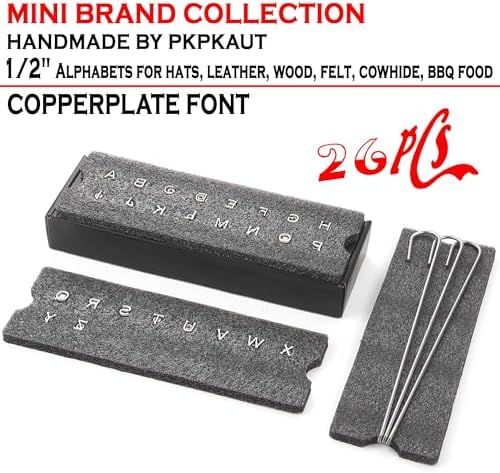 26Pcs 1/2" Custom Branding Iron for Wood, Leather Branding Stamp - Image 2