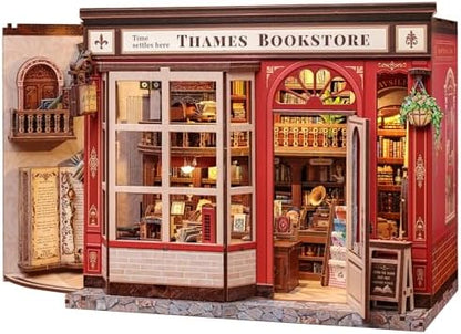 Fsolis Book Nook Kit - 3D Wooden Puzzles for Adults by FsolisDIYDollhouse