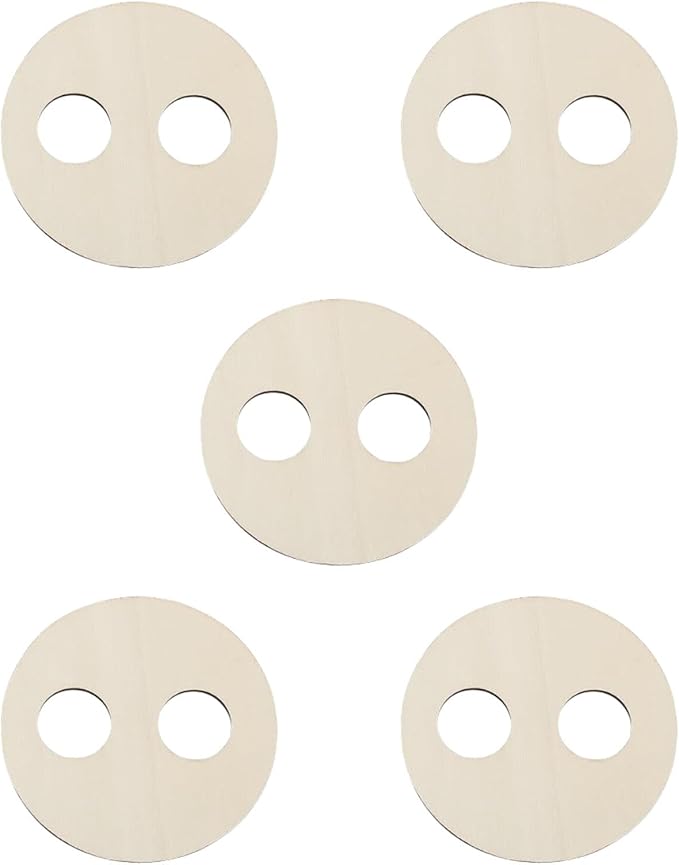 5X Wooden Wick Centering Tool Practical Round Easy Use Manual Tool Candle Wick Stabilizer for Candle DIY Making Home Use, B