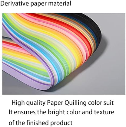 Firework Paper Quilling Kit Paper Quilling Adult Craft Great for DIY Craft Workshop, Home Decoration,Birthday Gift,Adult Friend interaction.It's Suitable for Adult and Craftsmen.Creative Stress Reliee - Image 2