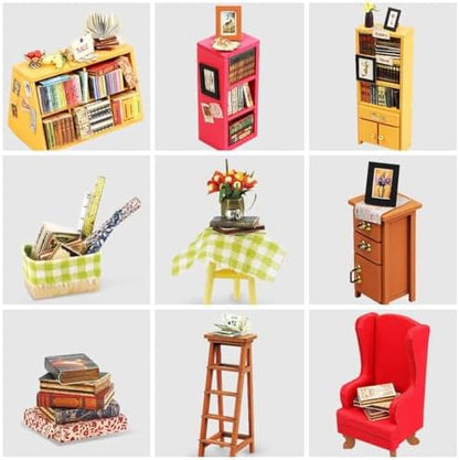 Rolife 1:20 Miniature House Kits-Tiny House Kit-DIY Miniature Dollhouse Kits for Adults-Model Building Craft Kits-Hobbies Gifts for Women and Men - Image 3
