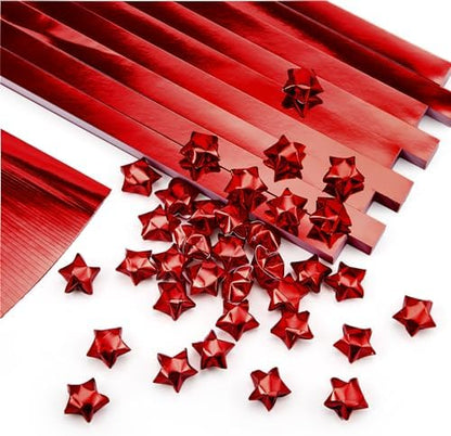 Kigeli 1000 Sheets Origami Star Paper Strips,Red,Solid Style by Kigeli
