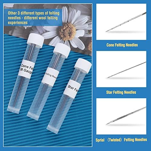 Wonvoc 104 Pcs Felting Needles Set, Needle Felting Tools Kit - Image 6