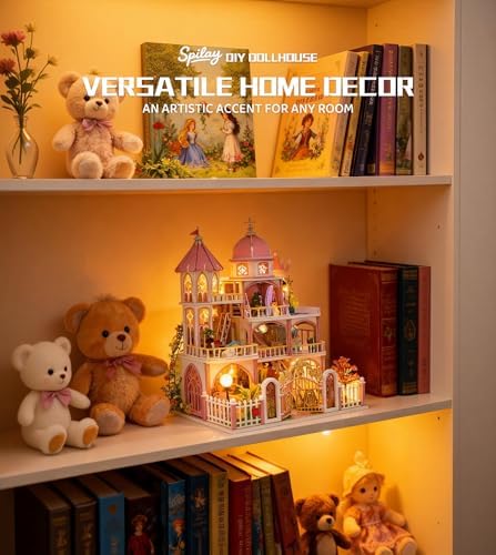 Spilay DIY Miniature House Kit for Adults, Miniature Dollhouse Building Kit - Image 4