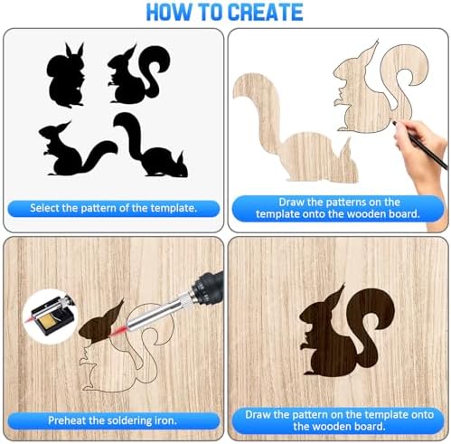 Ninonly Wood Burning Kit, 121 Pieces Wood Burning Tool - Image 6