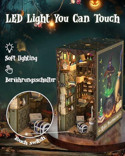 Cutefun Book Nook Kit, DIY Miniature Dollhouse Booknook for Adults - Image 4