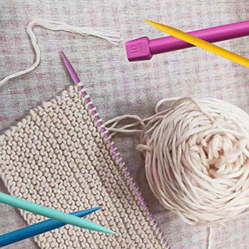 ITROLLE Knitting Needle 14PCS 4mm 5mm 6mm 7mm 8mm 9mm 10mm Colourful Single Pointed Knitting Straight Pins - Image 5