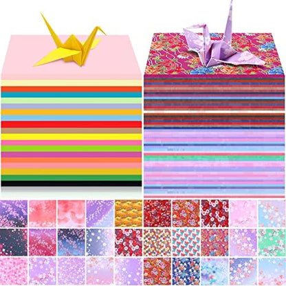 Lincia Origami Paper Kit 20 Colors 6 x 6 Inch for Adults Kids, 840 Sheets by Lincia