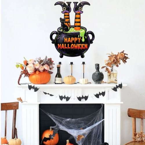 24 Pcs Halloween Coloring Wreath Crafts Color Your Own Witch Pot Crafts - Image 5