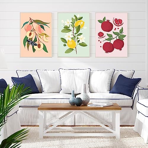 cupmod 6Pack Paint by Number for Adults and Kids,DIY Acrylic Painting Paint by Numbers Kits on Canvas Without Frame,Fruit Oil Painting for Home Wall Decor 7.8x11.8inch, MT11375-MT11380 - Image 4