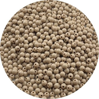 700pcs Acrylic Round Beads for Crafts 6mm Resin Candy Color Spacer Beads with Hole for Jewelry Making Sewing Crafts Decoration Necklaces Bracelets Earrings Supplies(Light Brown) by Unknown