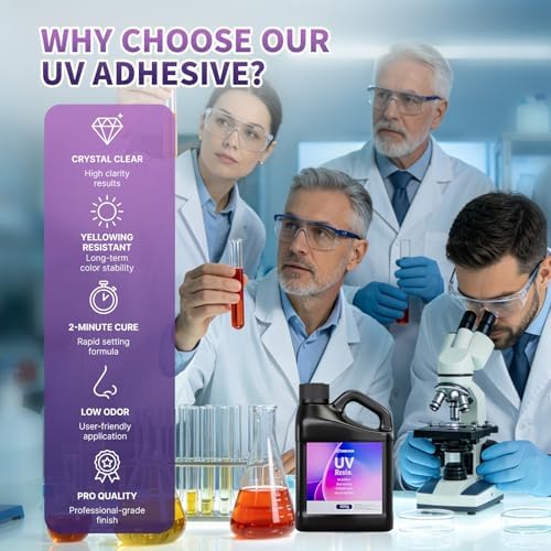 SHORE RESIN 500g UV Resin Kit, Crystal Clear UV Resin - Image 5