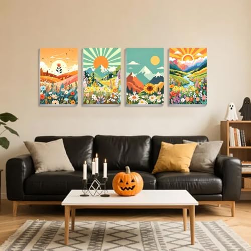 Landscape Paint by Number for Adults, Paint by Numbers Kit for Adults 8x12 - Image 3