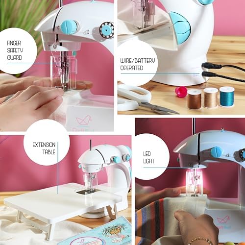CraftBud Mini Sewing Machine for Beginners, Adults and Kids Sewing Machine - Image 4