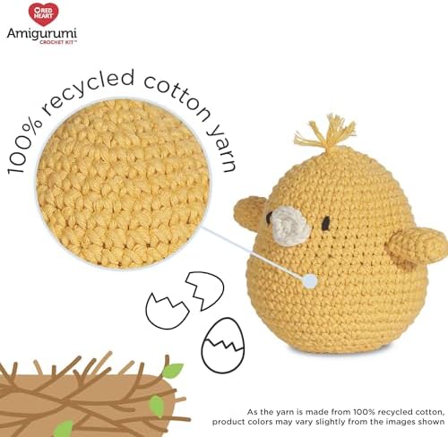 Red Heart Amigurumi Colin The Chick Kit - Image 4