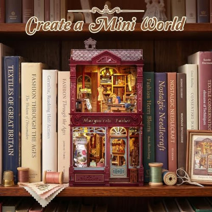 Fsolis Book Nook Kit - DIY Miniature House Kit for Adults - Image 2