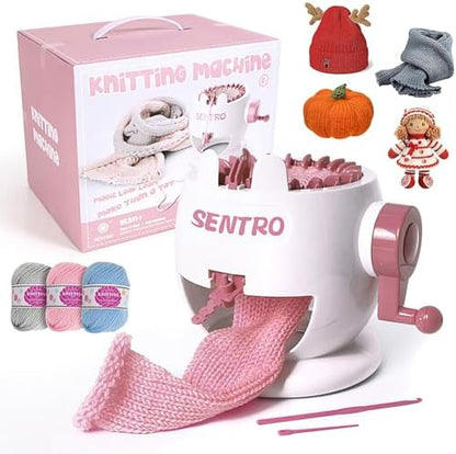 MericTop SENTRO Knitting Machine 22 Needle, Loom for Hats Scarves Socks by MericTop